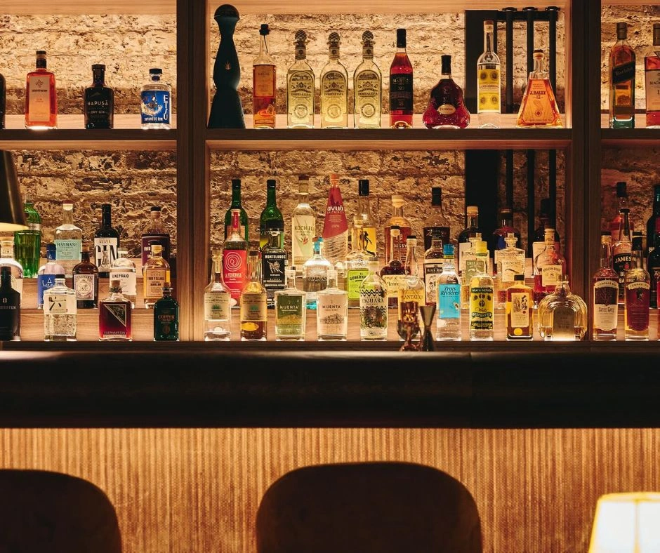 Bar space at Downstairs at Sucre