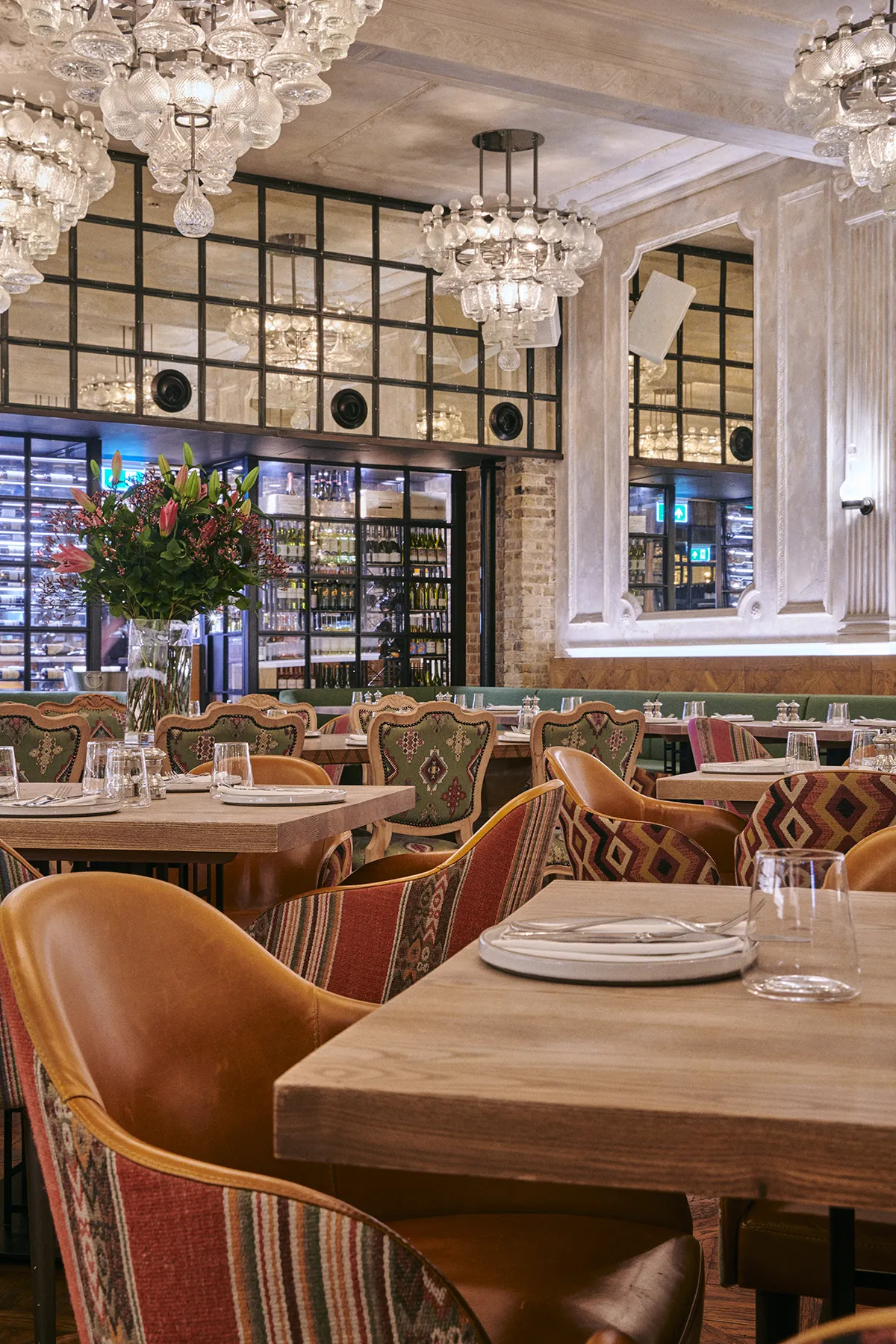 Sucre Restaurant London dining room interior